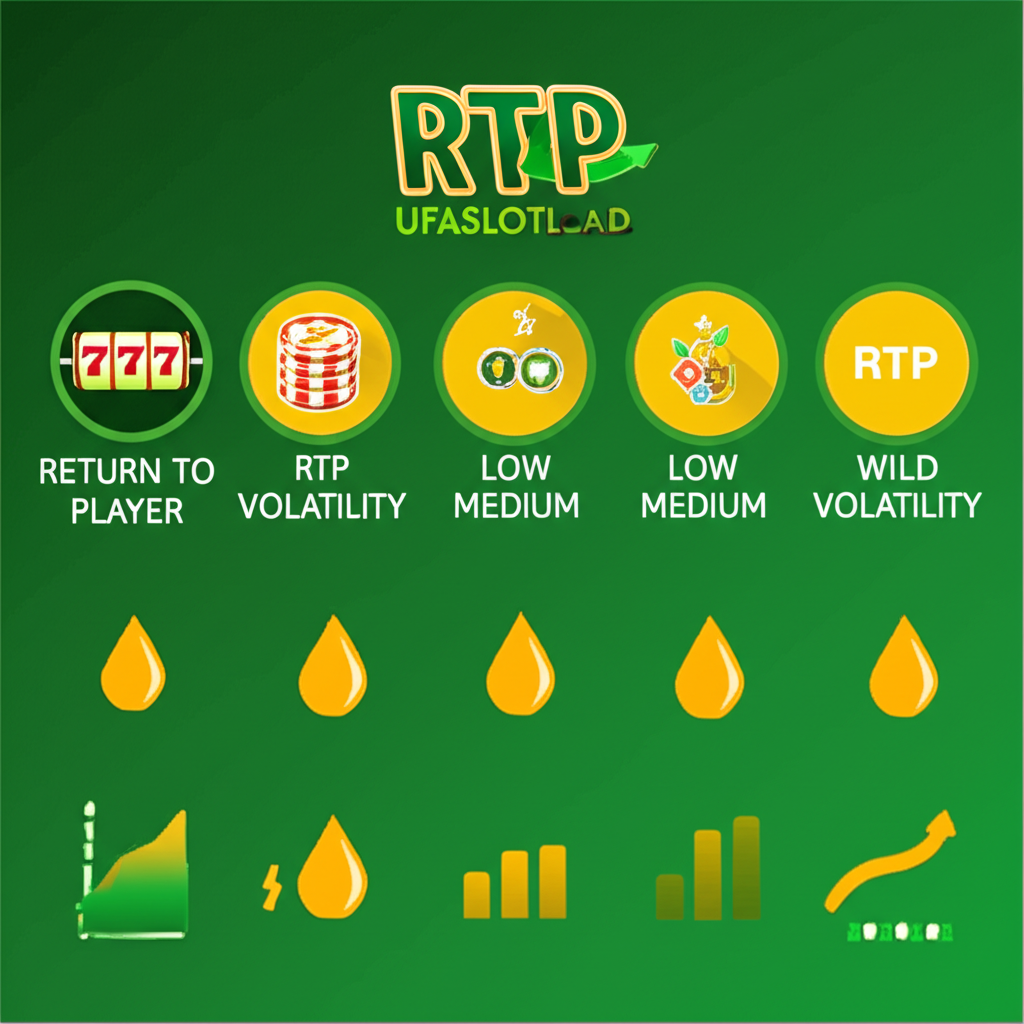 อินโฟกราฟิกแสดงความสัมพันธ์ระหว่าง RTP, Volatility และอัตราการออกสัญลักษณ์ Wild ในเกมสล็อตแต่ละประเภท