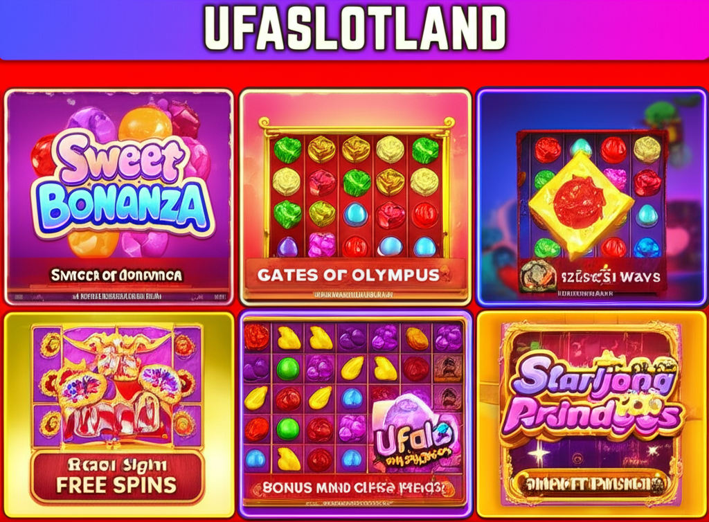 ภาพตัวอย่างเกมสล็อตยอดนิยมใน ufaslotland พร้อมฟีเจอร์เด่นที่ตอบโจทย์ผู้เล่นแต่ละสไตล์