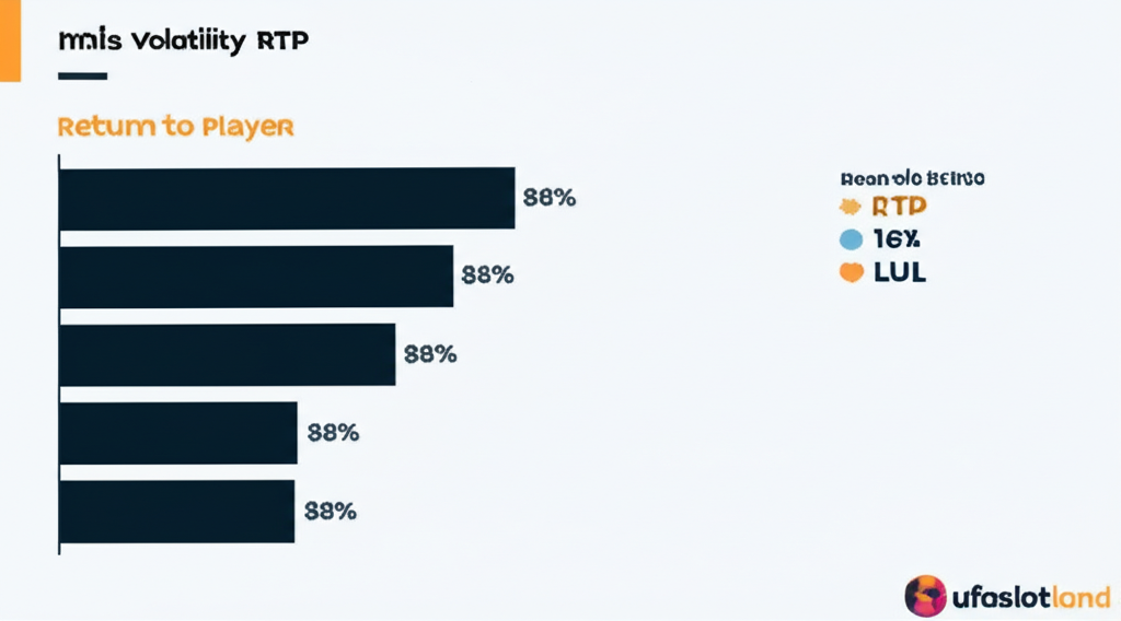 กราฟและแผนภูมิแสดงสถิติ RTP และความผันผวนของเกมสล็อตยอดนิยมที่มีฟีเจอร์ Wild เพิ่ม