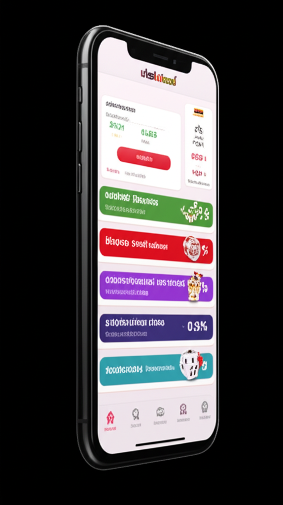 ภาพตัวอย่างแอปพลิเคชันช่วยบันทึกงบประมาณและแจ้งเตือน Stop Loss สำหรับผู้เล่นสล็อต พร้อมโลโก้ ufaslotland